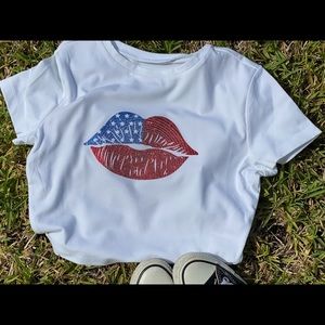 Patriotic Lips 👄 Graphic Tee